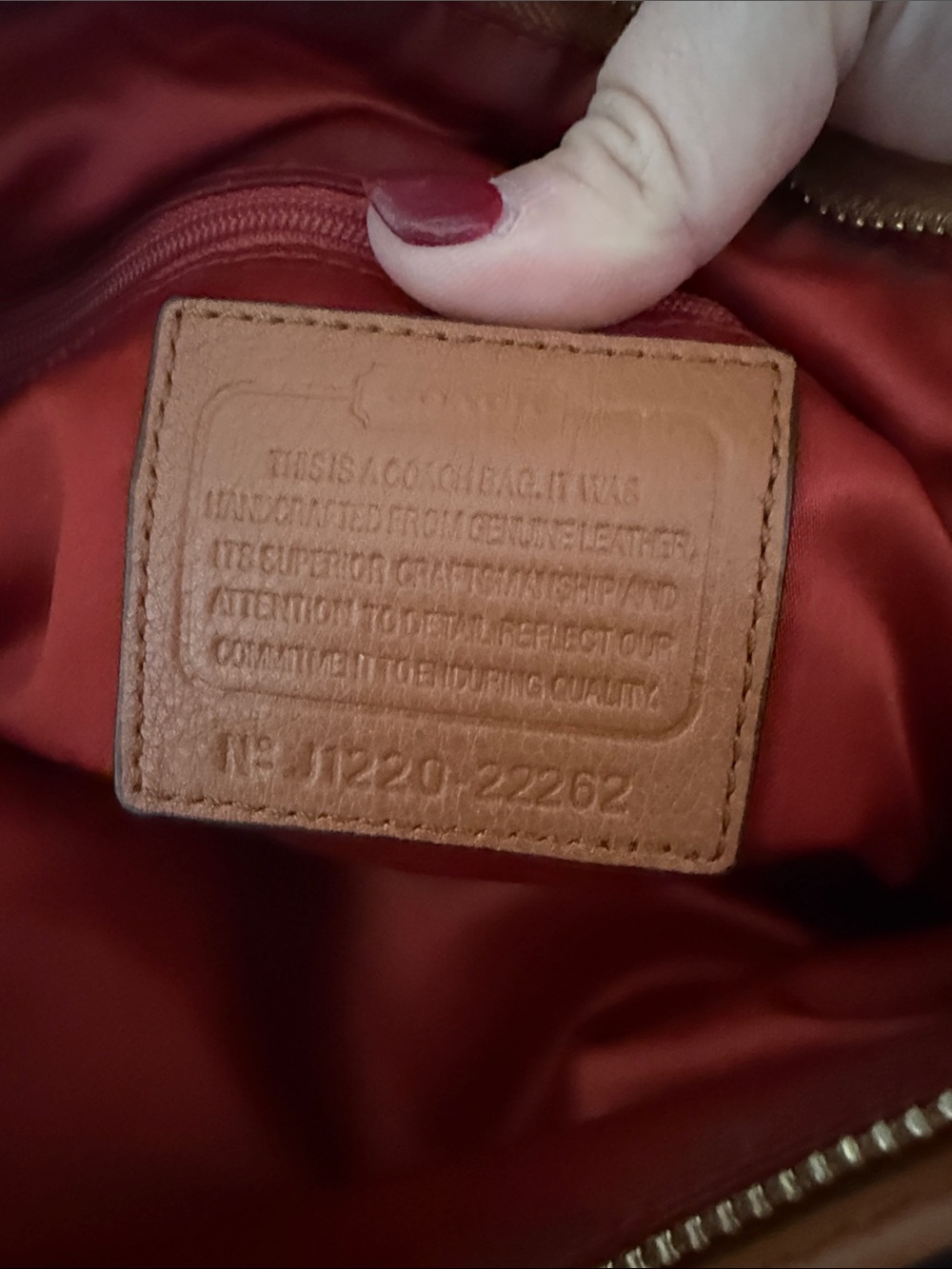 Coach Ashley Gathered Leather Satchel Brown Cognac - Picture 6 of 9